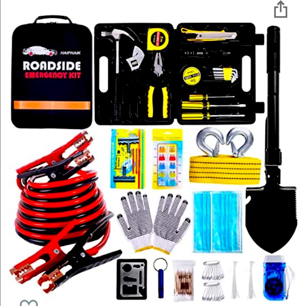 Haiphaik emergency roadside toolkit